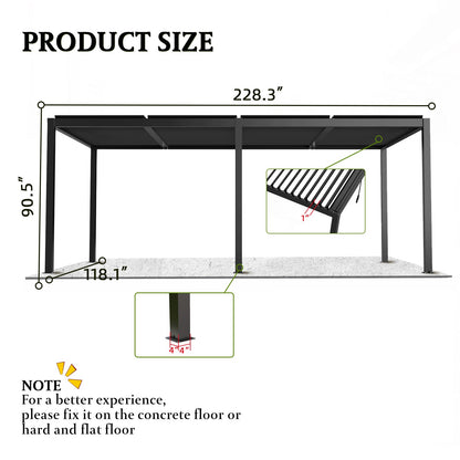 Pergola 10x19FT