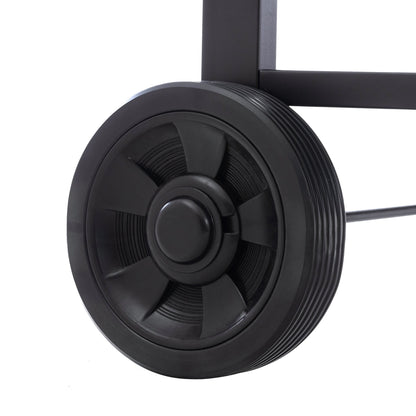 gas barbecue grill and covered grill combination for outdoor cooking