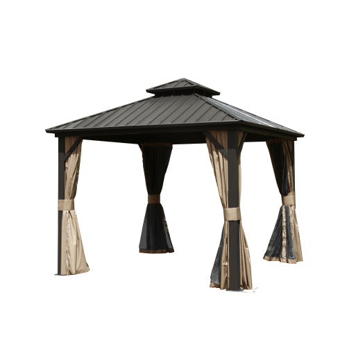 8' X 8' Hardtop Gazebo with Galvanized Steel Roof
