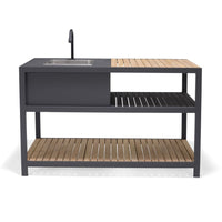 Outdoor Kitchen Counter With Sink
