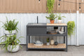 Outdoor Kitchen Counter With Sink