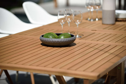 Extendable Table and 8 Armchair Dining Set