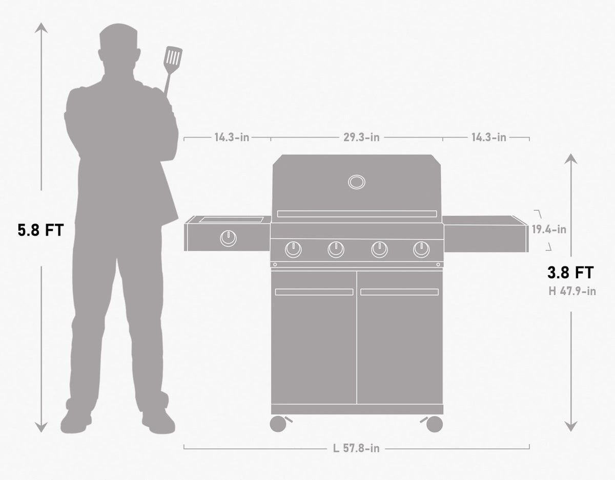 Fortified Propane Gas Grill
