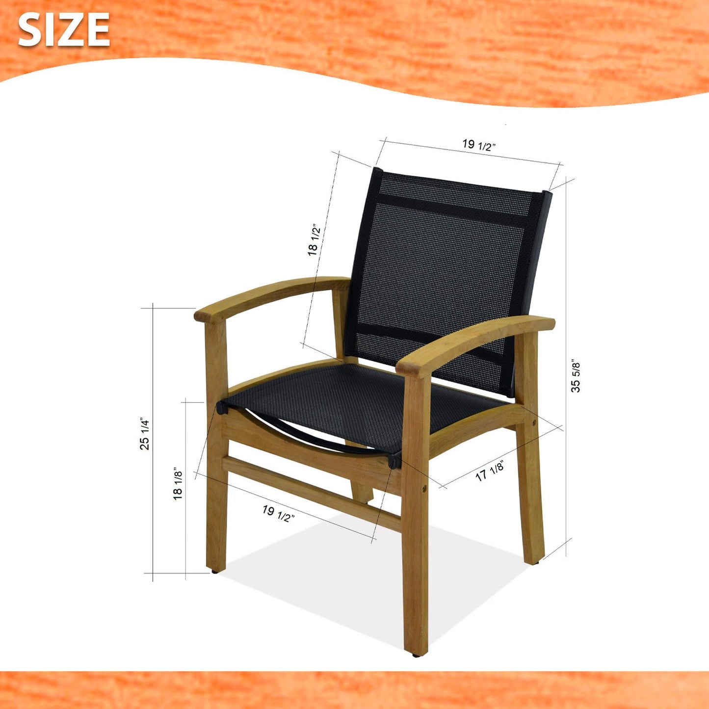 Rectangular Teak Table and 6 or 8 Armchair Dining Set