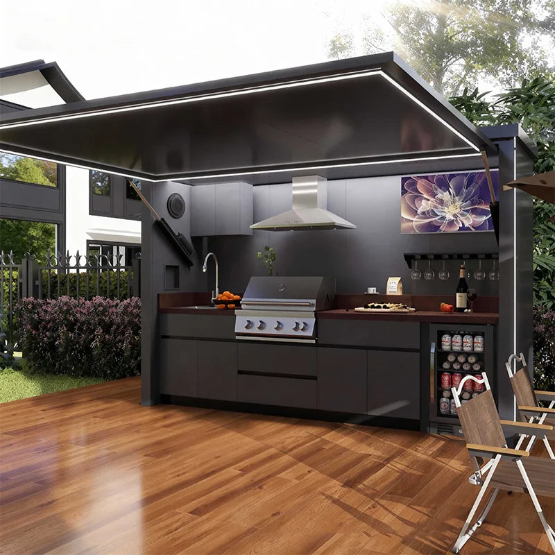 Outdoor Kitchen Smart Design Affordable Waterproof Mobile for Catering Events