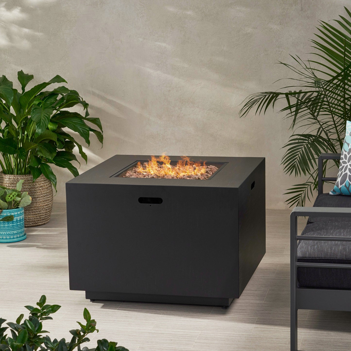 Outdoor Patio Propane Fire Pit - 50,000 BTU