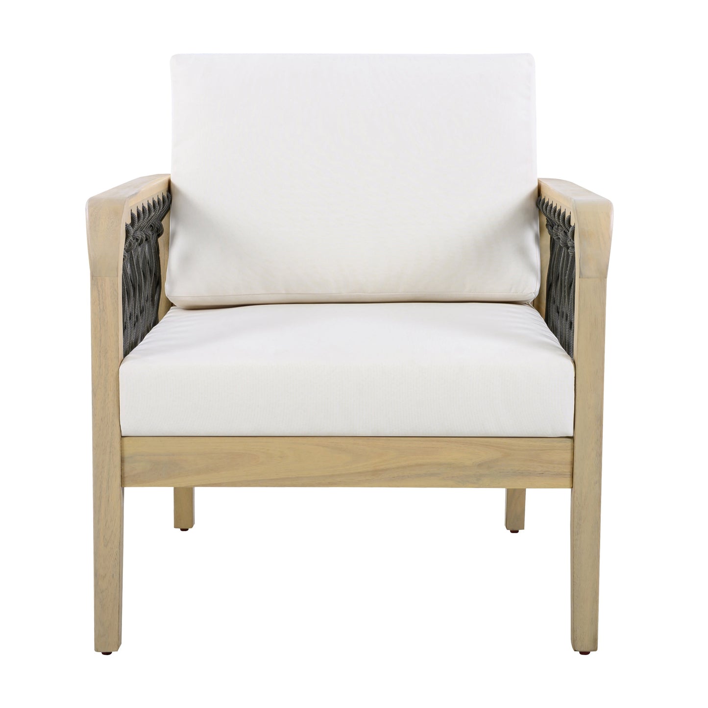 4-Piece Acacia Wood Outdoor Patio Furniture Set