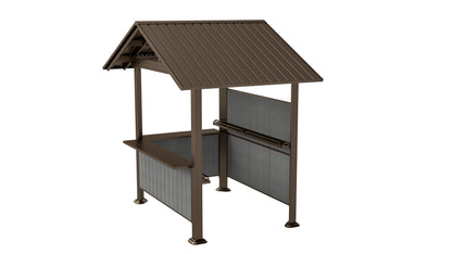 9.4X6.2 FT Hardtop Grill Gazebo